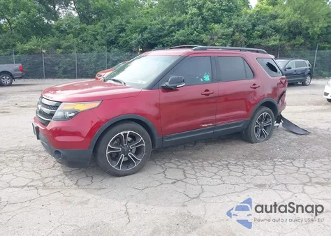 2015 Ford Explorer Sport из США, поврежденный, VIN 1FM5K8GT2FGA07512